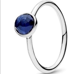Pandora birthstone ring of September